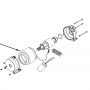 RIC _ Stator 90x50 H45 monophasé 4 pôles 220V 50Hz