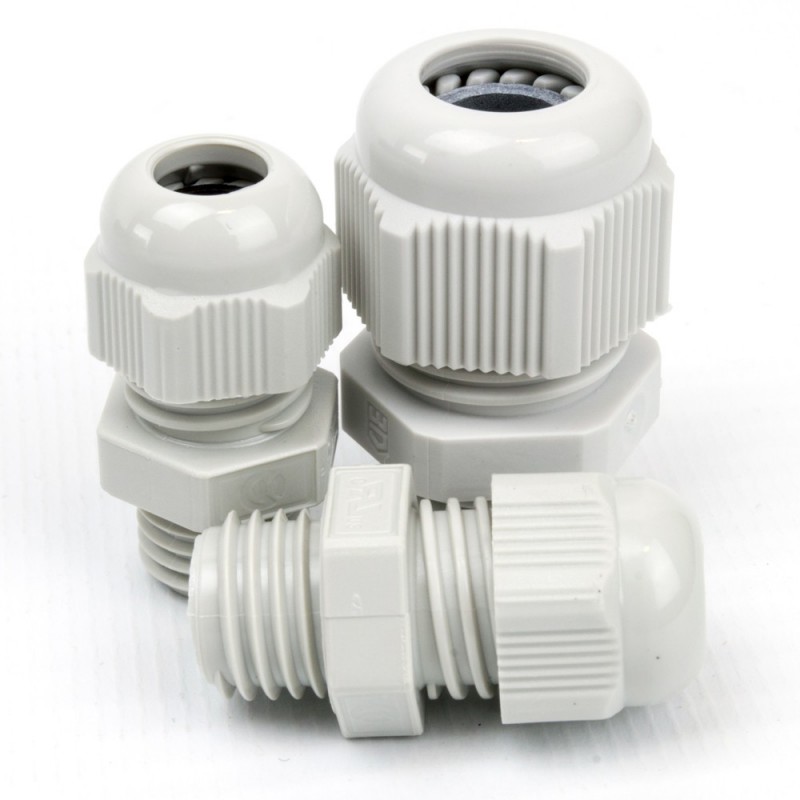 SOURCING MAP Douille De Réduction Filetée En Nylon Filetage Mâle M20 à Filetage Femelle M12 Noir