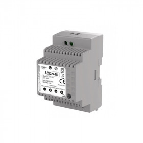 Alimentation sur rail DIN 5 modules 230V AC / 24V DC / 48W - 2A + Entrée Batteri
