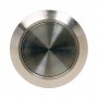 BOUTON POUSSOIR INOX 19 mm NO BORNIER A VIS