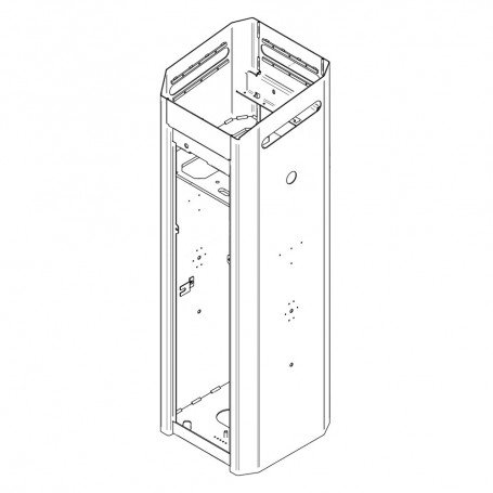 RIC _ Caisson barrière TRAFIK cataphorèse + thermolaquage RAL 7016