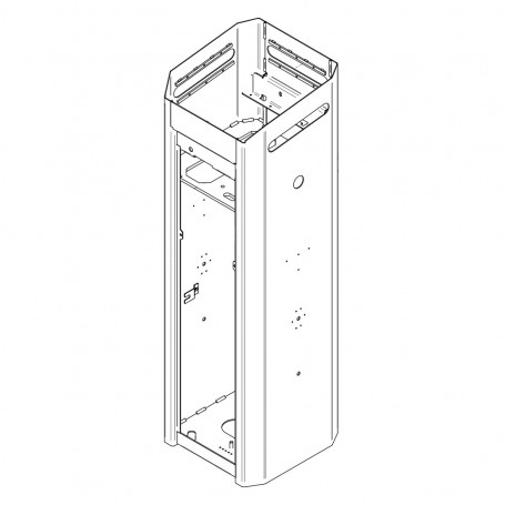 RIC _ Caisson barrière TRAFIK INOX cataphorèse + thermolaquage RAL 7016