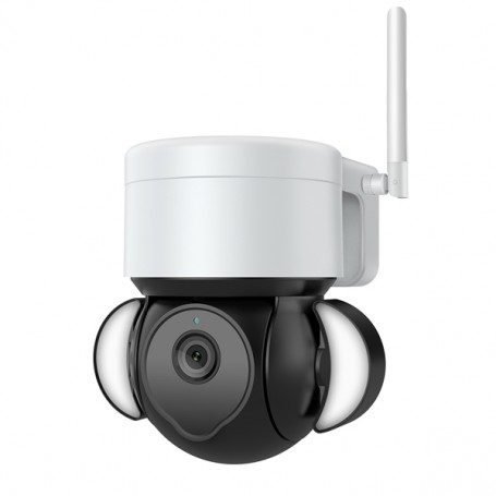 Caméra ptz Wifi 5MP IP66 + projecteur led + Human Detect + alim + carte sd