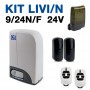 KIT LIVI 9/24N/F: Kit complet 24V capacité 900 Kg avec platine NET24N