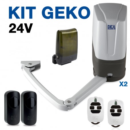 Art. KIT GEKO Kit moteurs 24V+ NET24 + Récept. incorporé