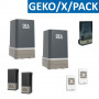 PACK GEKO/X - Kit moteurs 24V + NET24N + Récept. incorporé sans bras