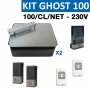 KIT 100/CL/NET: Kit complet 230V avec platine NET230N, câble de 8m