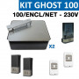 KIT 100/ENCL/NET: Kit complet 230V avec encodeur, platine NET230N, câble de 8m