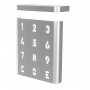 Art. DIGICOVER SILVER - Kit composé d'un couvercle supérieur + cache-bouton