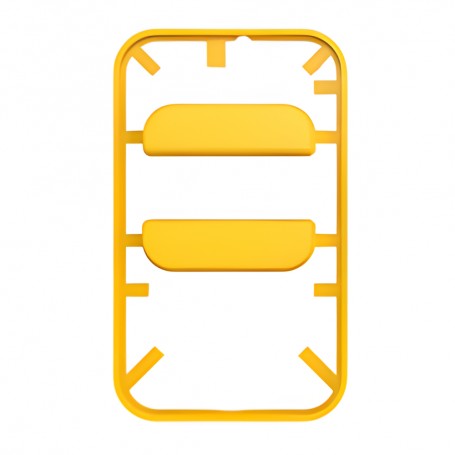 KIT GTX2 boutons jaune pour émetteurs GTX avec 2 fonctions (5pcs)