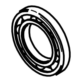 RIC _ Roulement 16007 2RS (Lent) d35 D62 h19
