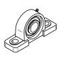 RIC _ Support de roulement UCP 206 Ø30