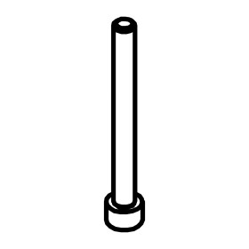 RIC _ Vis TCHC 8.8 zinguée M6x60 demi-filet UNI 5931