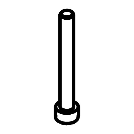 RIC _ Vis TCHC 8.8 zinguée M6x50 demi-filet UNI 5931