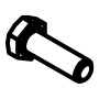 RIC _ Vis TH  8.8 zinguée M8x25 UNI 5739