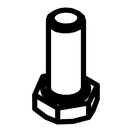 RIC _ Vis TH  8.8 zinguée M10x25 UNI 5739