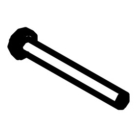 RIC _ Vis TC cruciforme zinguée M3x30 UNI 7687