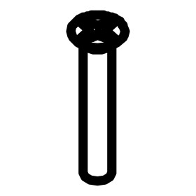 RIC _ Vis TF cruciforme inox M3x20 UNI 7688