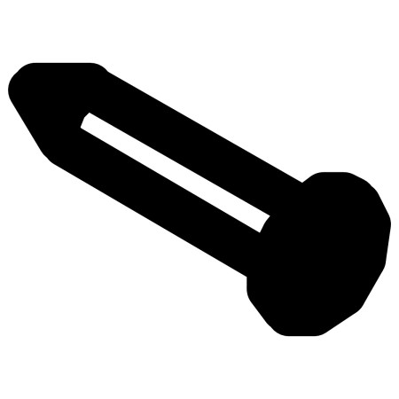 RIC _ Vis autof. tête  bombée cruciforme zinguée Ø2.2x13 UNI 6954