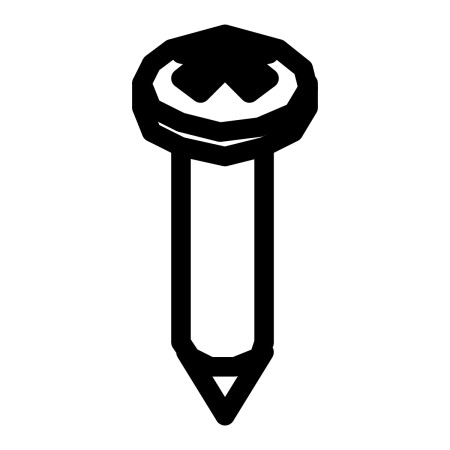 RIC _ Vis autof. tête  bombée cruciforme zinguée Ø5.5x25 UNI 6954