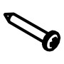 RIC _ Vis autof. tête  bombée cruciforme zinguée Ø4.8x32 UNI 6954