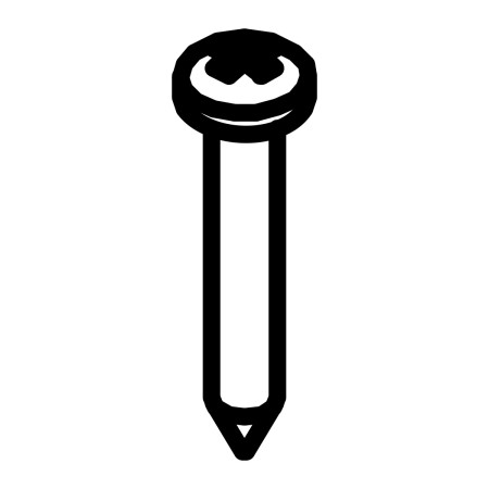 RIC _ Vis autof. tête  bombée cruciforme zinguée Ø2.9x19 UNI 6954