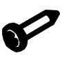 RIC _ Vis autof. tête  bombée cruciforme inox Ø3.9x16 UNI 6954