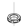 RIC _ Ecrou de presse-étoupe M20 RAL7035