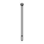 RIC _ Tige zinguée M5 L151 filetage L20mm