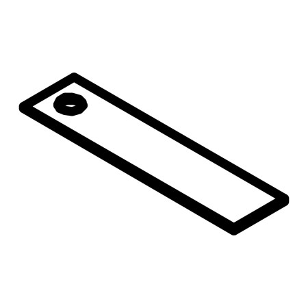 RIC _ Lamelle de déverrouillage 11.5x48 ép.0.5