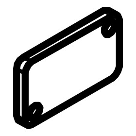RIC _ Plaque entretoise pour fin de course