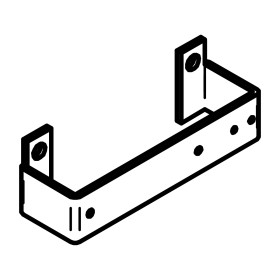 RIC _ Support de bornier 86x26x28 zingué
