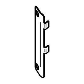 RIC _ Plaquette pour guide de câbles