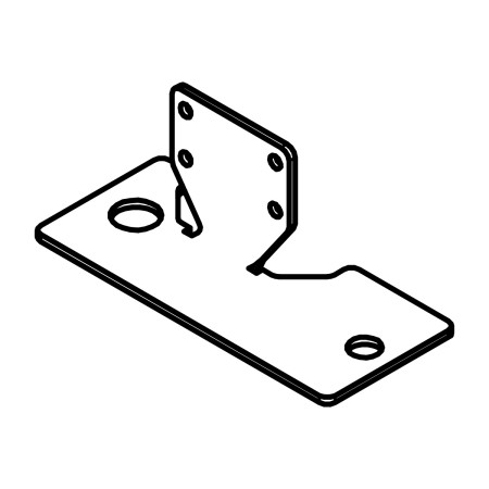 RIC _ Plaque porte-microrupteur pour fin de course mécanique
