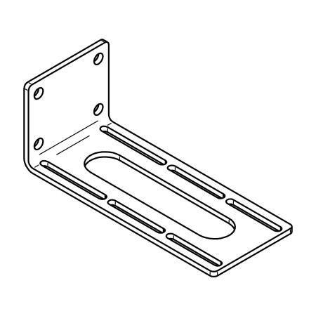 RIC _ Support de fixation moteur LATO 100x110 L170 zingué