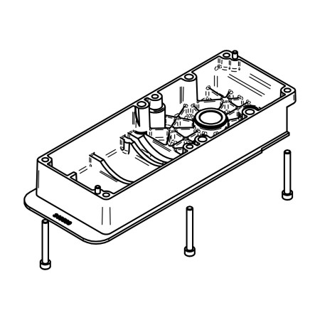 RIC _ Groupe calotte moteur inférieur Angolo+douilles