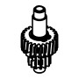 RIC _ Groupe déverrouillage intérieur engr. M1.5 Z24 Øe38.5 Livi 500-900