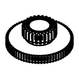 RIC _ Groupe engrenage double Angolo+bague