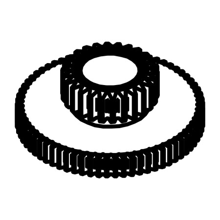 RIC _ Groupe engrenage double Angolo+bague
