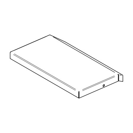 RIC _ Couvercle barrière PASS/N INOX painte RAL 7016