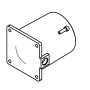 RIC _ Groupe calotte avec stator encastré 90x50 H60 6 pôles