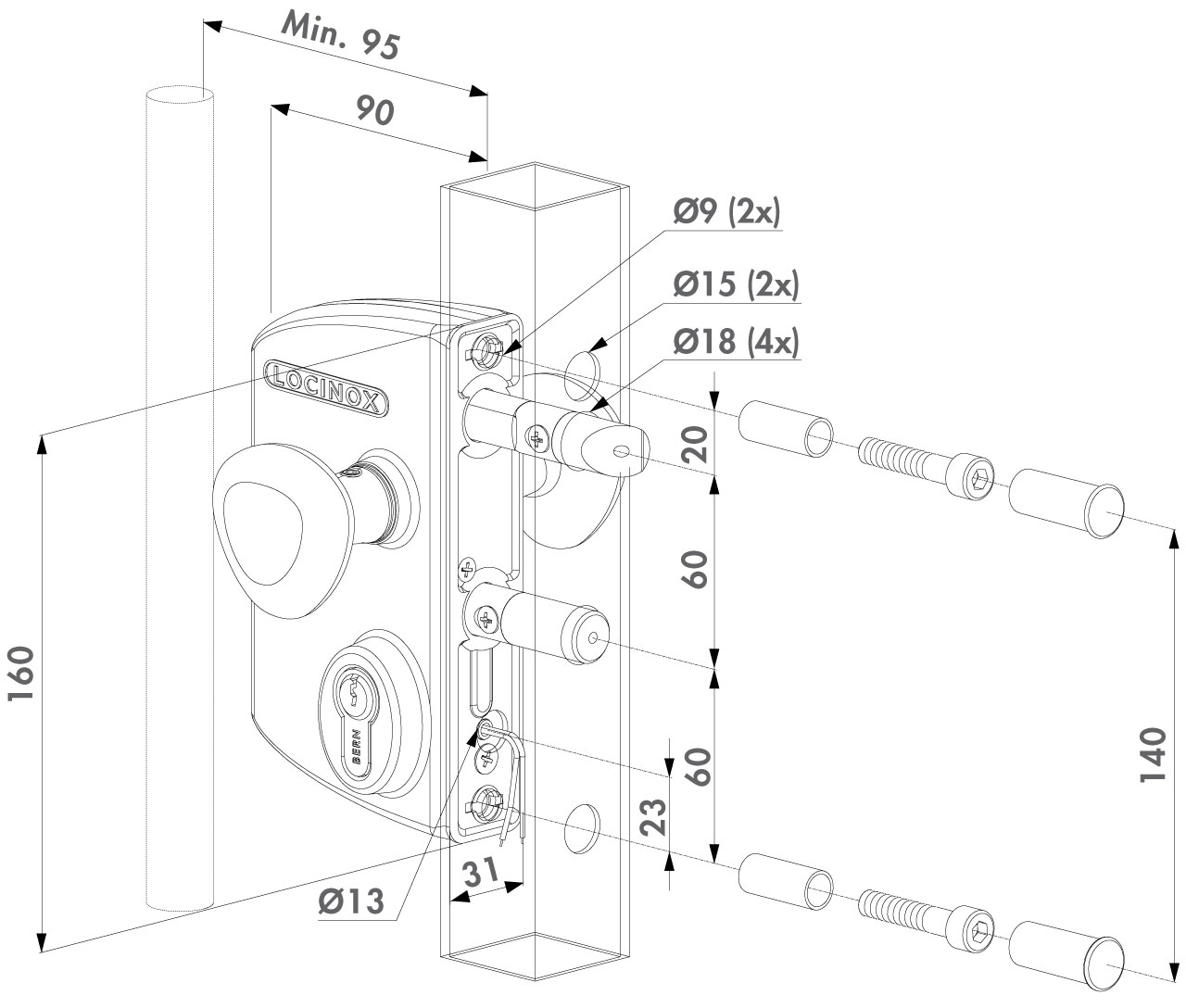 DEA LOCINOX SERRURE