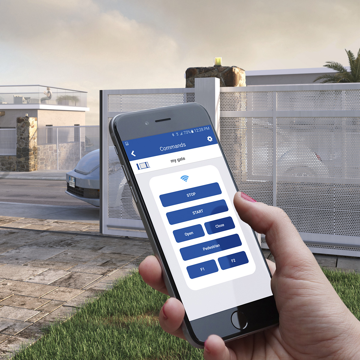 Application DEAuser pour commander un portail GHOST
