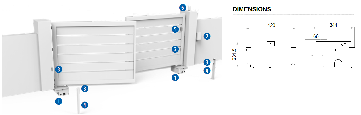 Automatisme enterré DEA GHOST 100