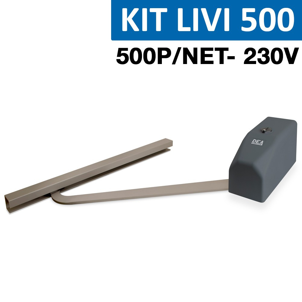 KIT DEA LIVI 500P NET avec moteur et bras à glissière 560BB